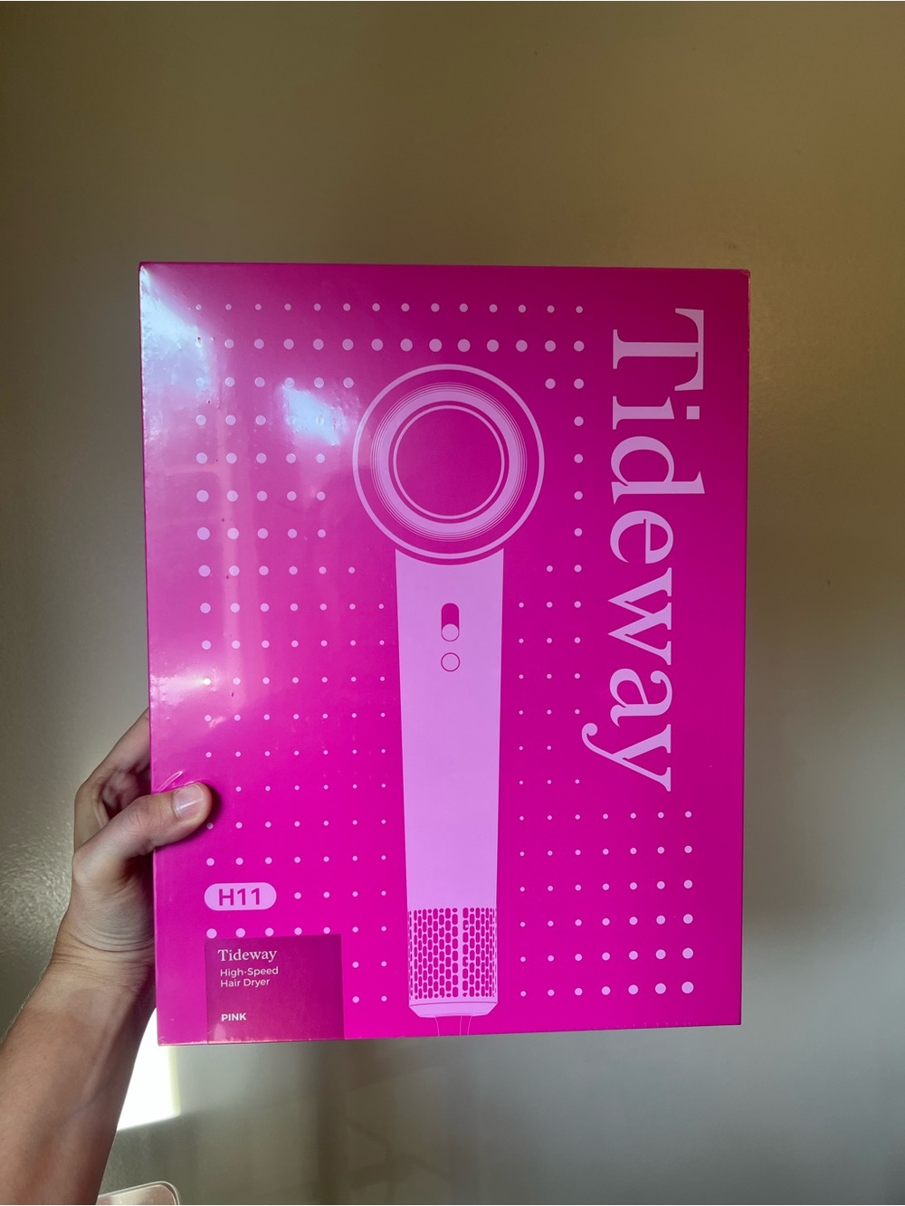 Tideway PINK Hair Dryer, High-Speed Blow Dryer with Magnetic Diffuser,1500 Watts